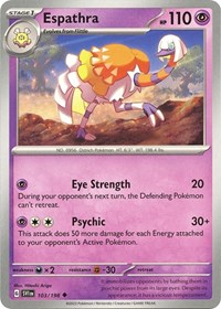 Espathra (103/198) [SV01 Scarlet and Violet Base Set]