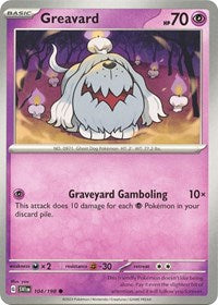 Greavard - 104/198 (104/198) [SV01 Scarlet and Violet Base Set]