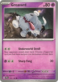 Greavard - 105/198 (105/198) [SV01 Scarlet and Violet Base Set]
