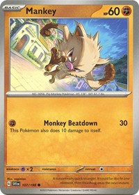 Mankey (107/198) [SV01 Scarlet and Violet Base Set]