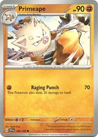 Primeape (108/198) [SV01 Scarlet and Violet Base Set]