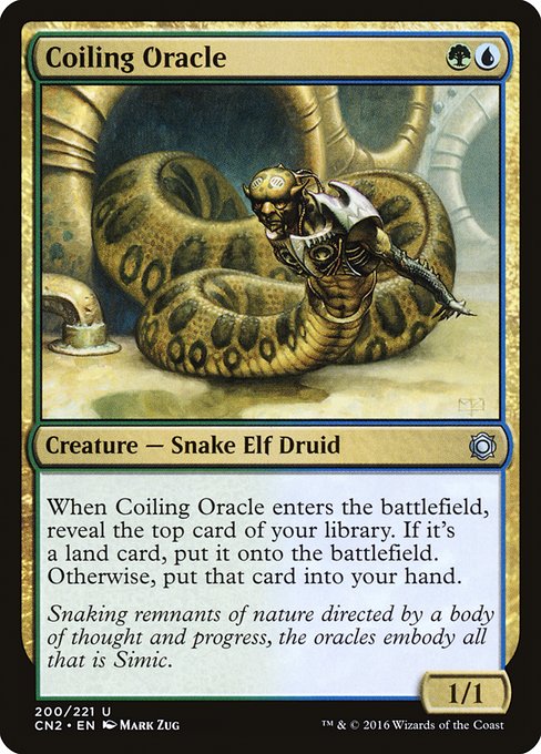 Coiling Oracle (200) [Conspiracy: Take the Crown]