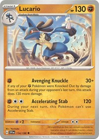 Lucario - 114/198 (114/198) [SV01 Scarlet and Violet Base Set]