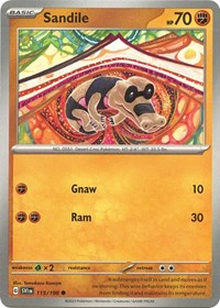 Sandile - 115/198 (115/198) [SV01 Scarlet and Violet Base Set]