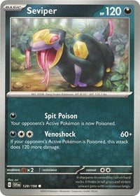 Seviper (128/198) [SV01 Scarlet and Violet Base Set]