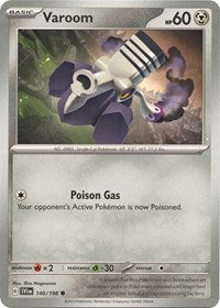 Varoom - 140/198 (140/198) [SV01 Scarlet and Violet Base Set]