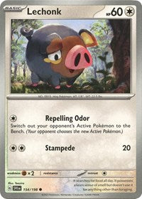 Lechonk - 154/198 (154/198) [SV01 Scarlet and Violet Base Set]