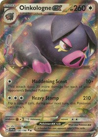 Oinkologne ex - 158/198 (158/198) [SV01 Scarlet and Violet Base Set]