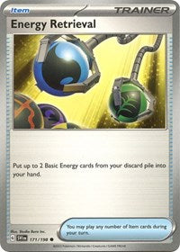 Energy Retrieval (171/198) [SV01 Scarlet and Violet Base Set]