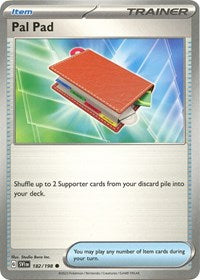 Pal Pad (182/198) [SV01 Scarlet and Violet Base Set]