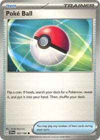Poke Ball (185/198) [SV01 Scarlet and Violet Base Set]