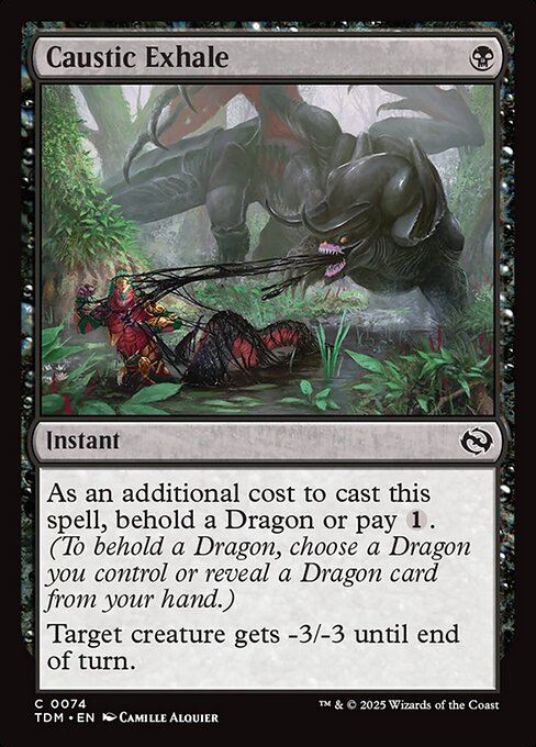Caustic Exhale (74) [Tarkir: Dragonstorm]