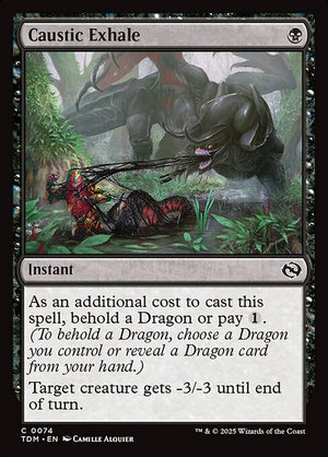 Caustic Exhale (74) [Tarkir: Dragonstorm]