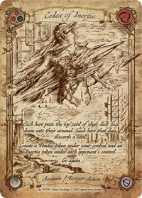 Codex of Inertia (Marvel) (OUT161) [Outsiders]