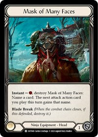Mask of Many Faces (OUT049) [Outsiders]