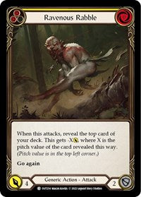 Ravenous Rabble (Yellow) (OUT214) [Outsiders]