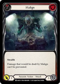 Malign (Red) (ARA010) [Blitz Deck Outsiders Arakni]
