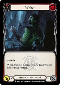 Wither (Red) (ARA013) [Blitz Deck Outsiders Arakni]
