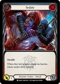 Sedate (Blue) (ARA024) [Blitz Deck Outsiders Arakni]