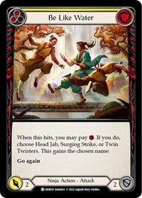 Be Like Water (Yellow) (BEN018) [Blitz Deck Outsiders Benji]