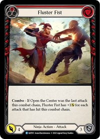 Fluster Fist (Red) (KAT011) [Blitz Deck Outsiders Katsu]