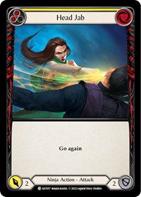 Head Jab (Yellow) (KAT017) [Blitz Deck Outsiders Katsu]