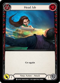 Head Jab (Blue) (KAT022) [Blitz Deck Outsiders Katsu]