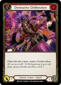 Destructive Deliberation (Red) (UZU011) [Blitz Deck Outsiders Uzuri]
