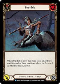 Humble (Red) (UZU012) [Blitz Deck Outsiders Uzuri]