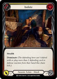 Isolate (Yellow) (UZU018) [Blitz Deck Outsiders Uzuri]