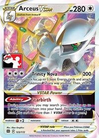 Arceus VSTAR (123/172) [Prize Pack Series Cards]
