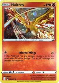 Moltres (Cosmos Holo) (021/172) [Miscellaneous Cards and Products]