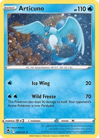 Articuno (Cosmos Holo) (036/195) [Miscellaneous Cards and Products]