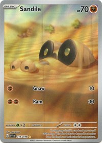 Sandile - 216/198 (216/198) [SV01 Scarlet and Violet Base Set]