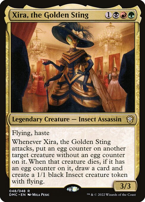 Xira, the Golden Sting (48) [Dominaria United Commander]