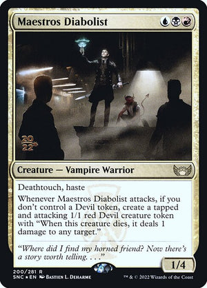 Maestros Diabolist (200s) [Streets of New Capenna Promos]