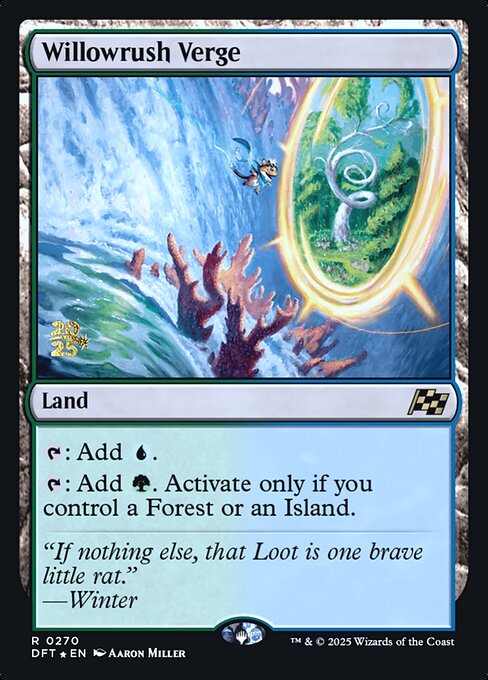 Willowrush Verge (270s) [Aetherdrift Promos]