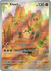 Klawf - 217/198 (217/198) [SV01 Scarlet and Violet Base Set]