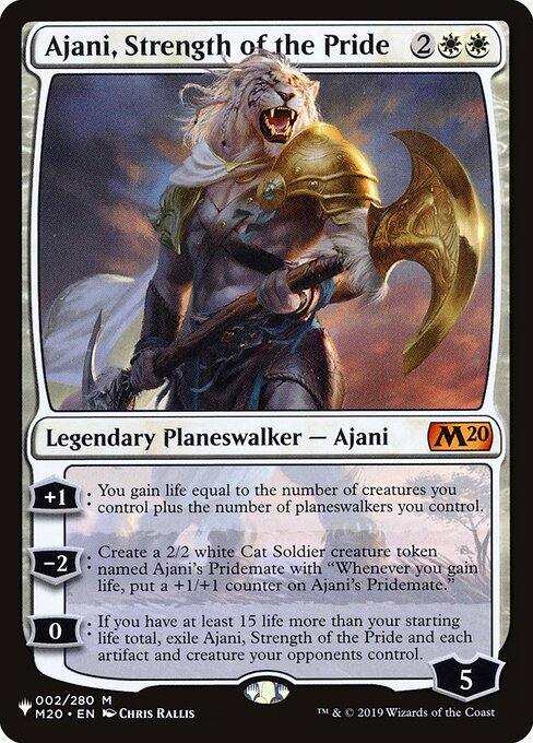 Ajani, Strength of the Pride (M20-2) [The List]