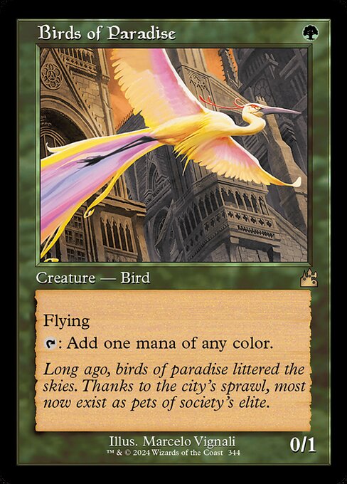 Birds of Paradise (344) [Ravnica Remastered]