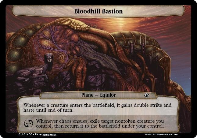 Bloodhill Bastion (140) [Planechase: March of the Machine]