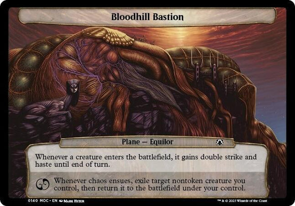 Bloodhill Bastion (140) [Planechase: March of the Machine]
