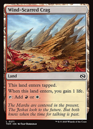 Wind-Scarred Crag (271) [Tarkir: Dragonstorm]