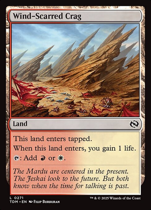 Wind-Scarred Crag (271) [Tarkir: Dragonstorm]
