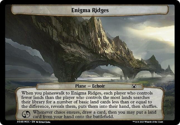 Enigma Ridges (48) [Planechase: March of the Machine]