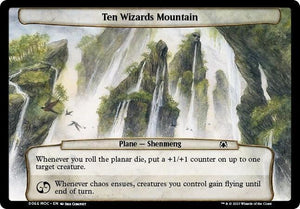 Ten Wizards Mountain (66) [Planechase: March of the Machine]