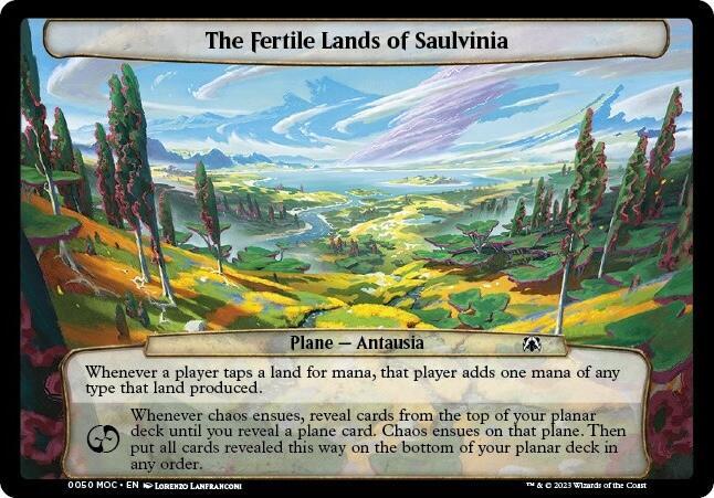 The Fertile Lands of Saulvinia (50) [Planechase: March of the Machine]