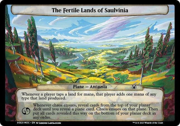 The Fertile Lands of Saulvinia (50) [Planechase: March of the Machine]