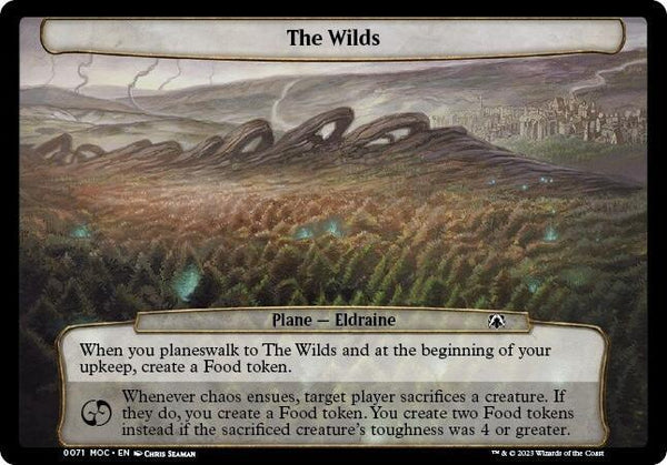 The Wilds (71) [Planechase: March of the Machine]