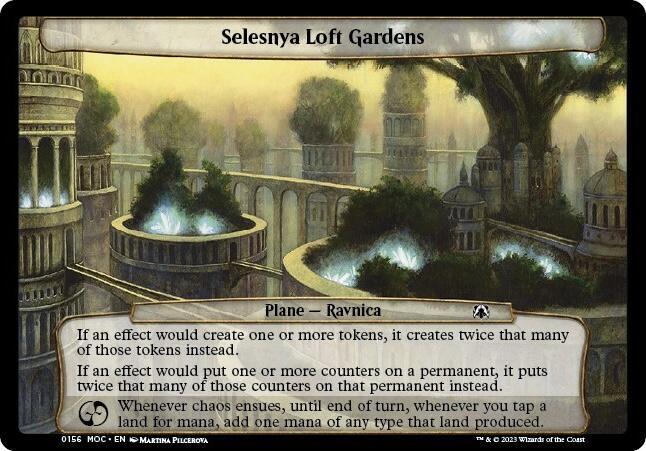 Selesnya Loft Gardens (156) [Planechase: March of the Machine]